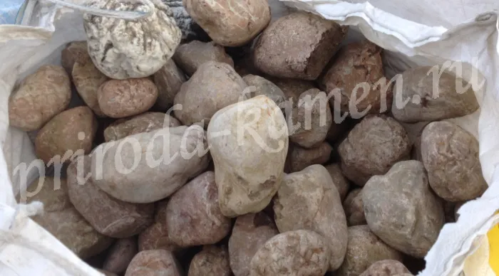 Булыжник мрамор «Розовый пион»