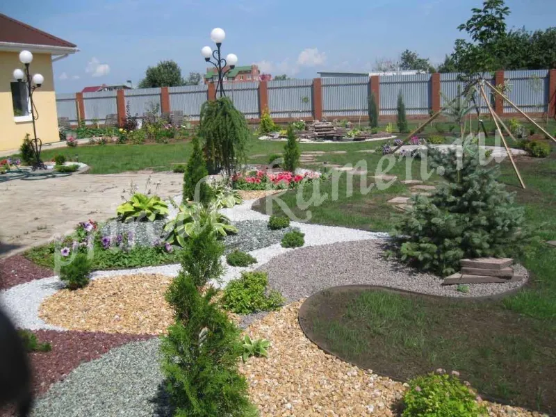 Крошка (щебень) кремень «рыжий»
