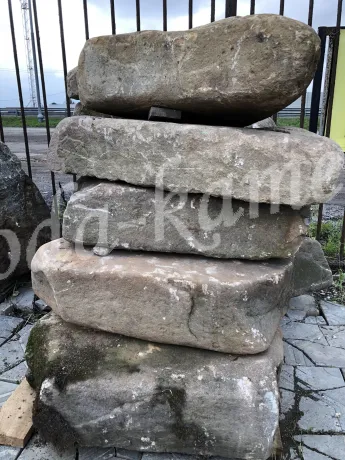 Валун речной песчаник «Плиты»