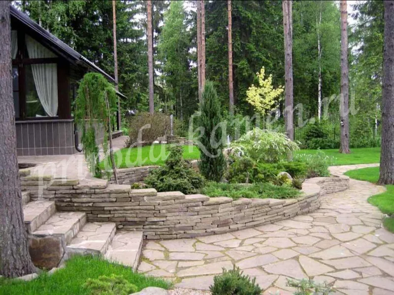 Плитняк песчаник «серо-зеленый (Ростовский)»