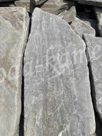 Галтованный плитняк песчаник «серо-синий»