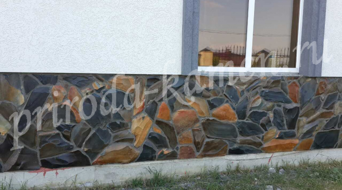 Галтованный плитняк сланец «Аркаим»